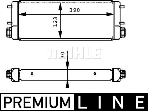 MAHLE CLC 169 001P - Moottoriöljyn jäähdytin inparts.fi