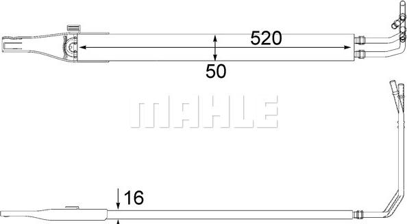 MAHLE CLC 10 000P - Öljynjäähdytin, tehost.ohjaus inparts.fi