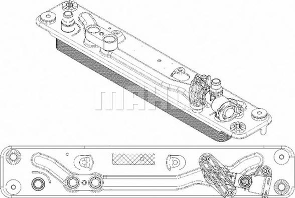 MAHLE CLC 182 000P - Öljynjäähdytin, autom. vaihteisto inparts.fi