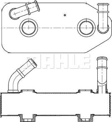 MAHLE CLC 178 000S - Öljynjäähdytin, autom. vaihteisto inparts.fi