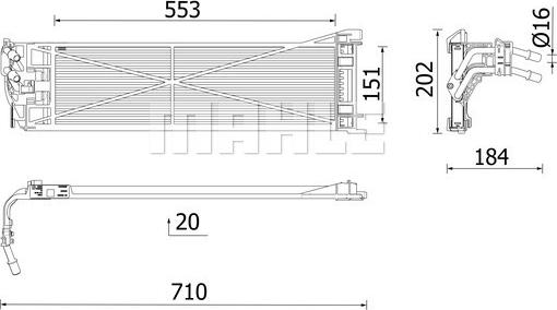 MAHLE CLC 306 000P - Öljynjäähdytin, autom. vaihteisto inparts.fi