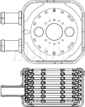 MAHLE CLC 3 000S - Moottoriöljyn jäähdytin inparts.fi