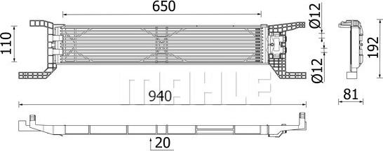 MAHLE CLC 324 000P - Öljynjäähdytin, autom. vaihteisto inparts.fi