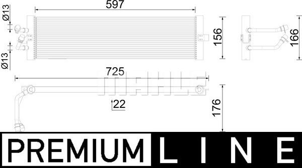 MAHLE CLC 293 000P - Öljynjäähdytin, autom. vaihteisto inparts.fi