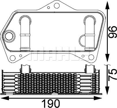 MAHLE CLC 202 000S - Öljynjäähdytin, autom. vaihteisto inparts.fi