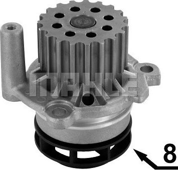 MAHLE CP 587 000S - Vesipumppu inparts.fi