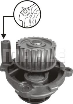 MAHLE CP 8 000S - Vesipumppu inparts.fi