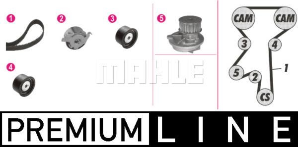 MAHLE CPK 89 000P - Vesipumppu + jakohihnasarja inparts.fi