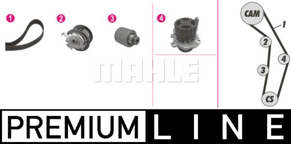 MAHLE CPK 83 000P - Vesipumppu + jakohihnasarja inparts.fi