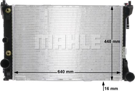 MAHLE CR 988 000S - Jäähdytin,moottorin jäähdytys inparts.fi