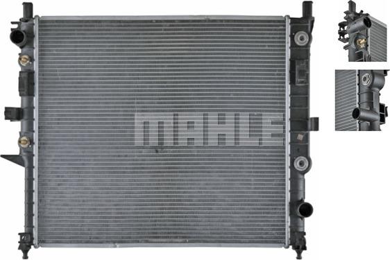 MAHLE CR 553 000S - Jäähdytin,moottorin jäähdytys inparts.fi