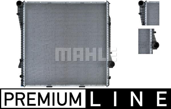 MAHLE CR 566 000P - Jäähdytin,moottorin jäähdytys inparts.fi