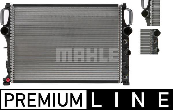 MAHLE CR 512 000P - Jäähdytin,moottorin jäähdytys inparts.fi