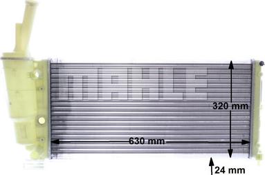 MAHLE CR 517 000S - Jäähdytin,moottorin jäähdytys inparts.fi