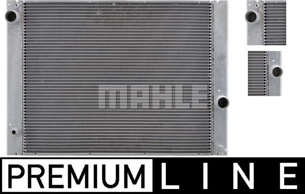 MAHLE CR 580 000P - Jäähdytin,moottorin jäähdytys inparts.fi