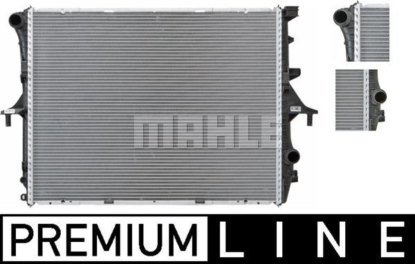 MAHLE CR 571 000P - Jäähdytin,moottorin jäähdytys inparts.fi