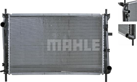 MAHLE CR 629 000S - Jäähdytin,moottorin jäähdytys inparts.fi