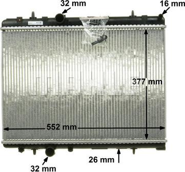 MAHLE CR 1144 000P - Jäähdytin,moottorin jäähdytys inparts.fi