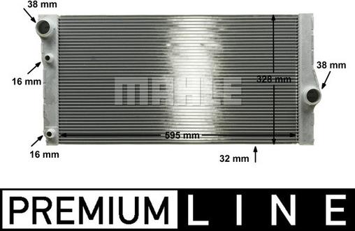 MAHLE CR 1147 000P - Jäähdytin,moottorin jäähdytys inparts.fi