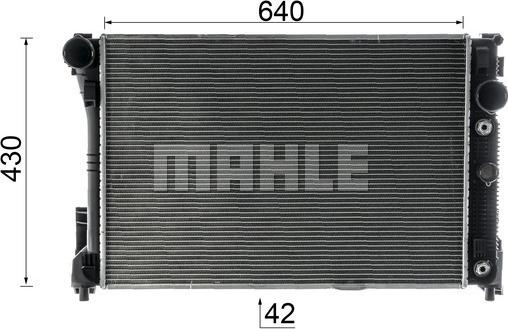 MAHLE CR 1177 000S - Jäähdytin,moottorin jäähdytys inparts.fi