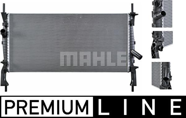 MAHLE CR 1362 000P - Jäähdytin,moottorin jäähdytys inparts.fi