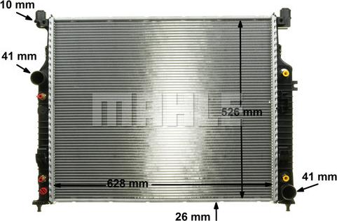 MAHLE CR 1706 000P - Jäähdytin,moottorin jäähdytys inparts.fi