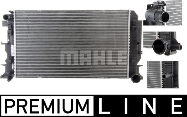 MAHLE CR 1719 000P - Jäähdytin,moottorin jäähdytys inparts.fi