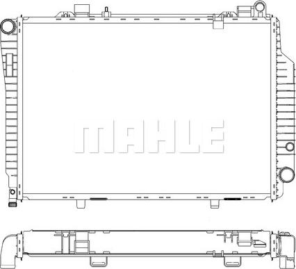 MAHLE CR 249 000S - Jäähdytin,moottorin jäähdytys inparts.fi