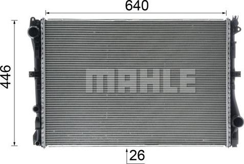 MAHLE CR 2101 000P - Jäähdytin,moottorin jäähdytys inparts.fi