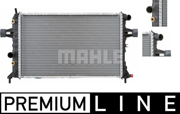 MAHLE CR 229 000P - Jäähdytin,moottorin jäähdytys inparts.fi