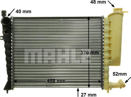 MAHLE CR 2205 000P - Jäähdytin,moottorin jäähdytys inparts.fi