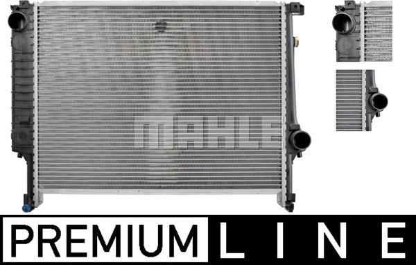 MAHLE CR 279 000P - Jäähdytin,moottorin jäähdytys inparts.fi