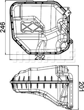 MAHLE CRT 9 000S - Nestesäiliö, jäähdytysneste inparts.fi