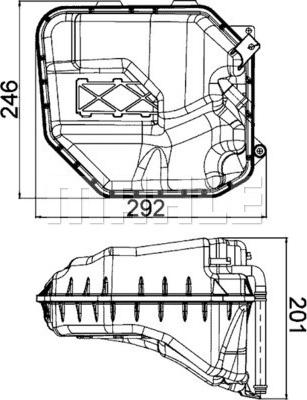 MAHLE CRT 9 000S - Nestesäiliö, jäähdytysneste inparts.fi