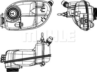 MAHLE CRT 65 000S - Nestesäiliö, jäähdytysneste inparts.fi