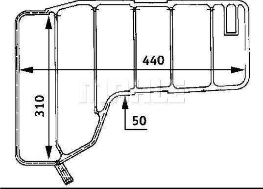 MAHLE CRT 38 000S - Nestesäiliö, jäähdytysneste inparts.fi