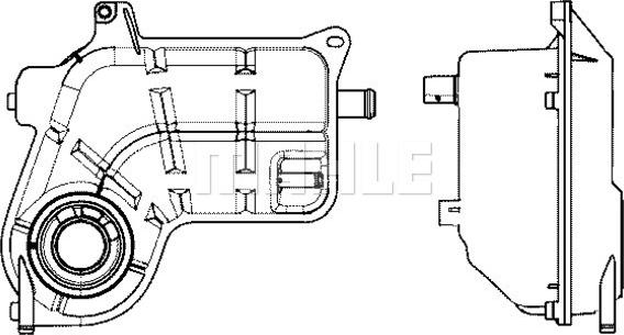 MAHLE CRT 25 000S - Nestesäiliö, jäähdytysneste inparts.fi