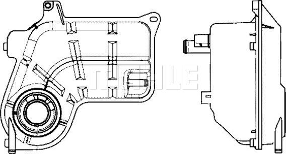 MAHLE CRT 26 000S - Nestesäiliö, jäähdytysneste inparts.fi