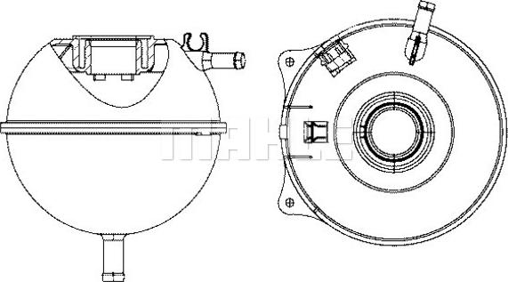 MAHLE CRT 23 000S - Nestesäiliö, jäähdytysneste inparts.fi