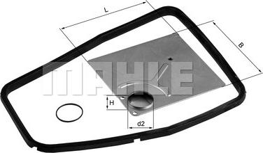 MAHLE HX 88D - Hydrauliikkasuodatin, automaattivaihteisto inparts.fi