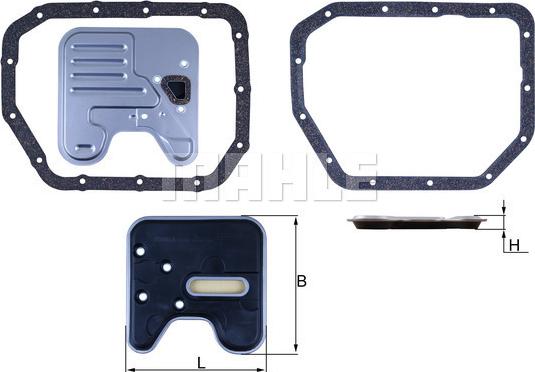 MAHLE HX 246D - Hydrauliikkasuodatin, automaattivaihteisto inparts.fi