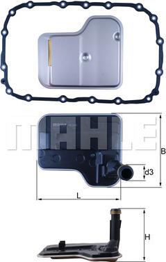 MAHLE HX 240D - Hydrauliikkasuodatin, automaattivaihteisto inparts.fi