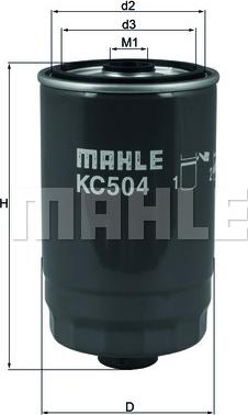 MAHLE KC 504 - Polttoainesuodatin inparts.fi