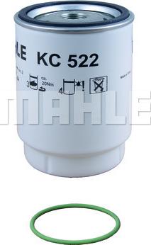 MAHLE KC 522D - Polttoainesuodatin inparts.fi