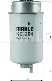 MAHLE KC 204 - Polttoainesuodatin inparts.fi