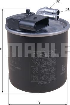 MAHLE KL 914 - Polttoainesuodatin inparts.fi