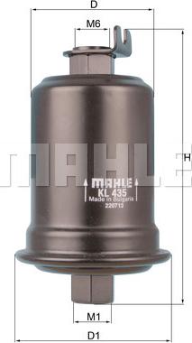 MAHLE KL 435 - Polttoainesuodatin inparts.fi