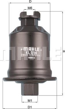 MAHLE KL 514 - Polttoainesuodatin inparts.fi