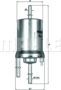 MAHLE KL 156/1 - Polttoainesuodatin inparts.fi