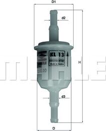 MAHLE KL 13 - Polttoainesuodatin inparts.fi